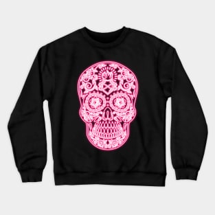 Neon Calavera skull Crewneck Sweatshirt